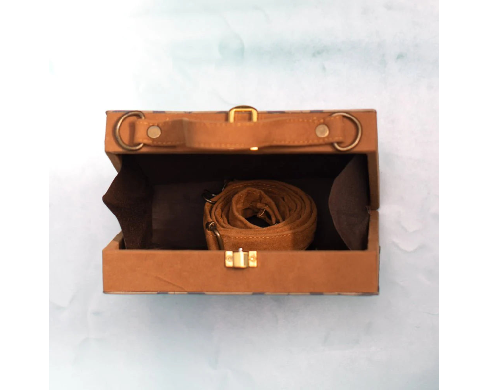 Suitcase Clutch women Print with sling