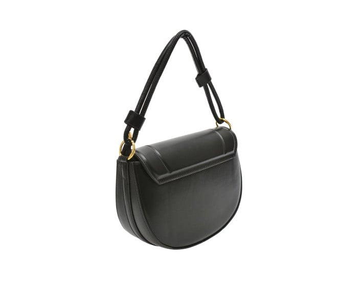 3-in-1 Black Leather Bag