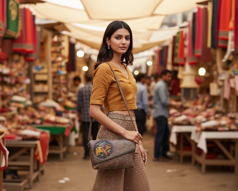 Light Brown Sling Bag
