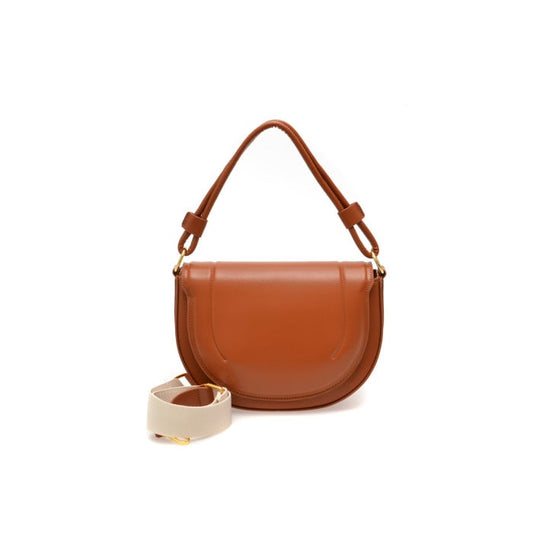 3-in-1 Tan Brown Faux Leather Bag