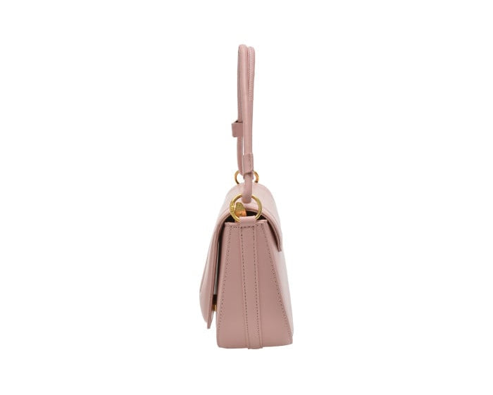 3-in-1 Light Pink Faux Leather Bag