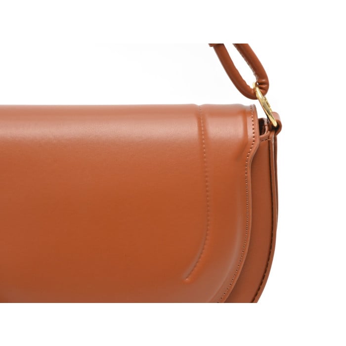 3-in-1 Tan Brown Faux Leather Bag