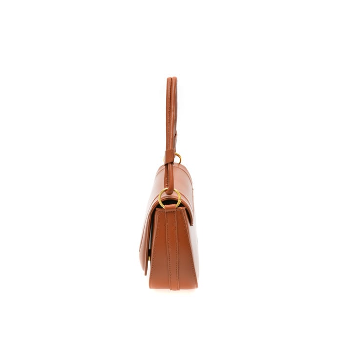 3-in-1 Tan Brown Faux Leather Bag